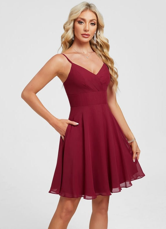 Robe De Bal Col V Fluide - gallery 4