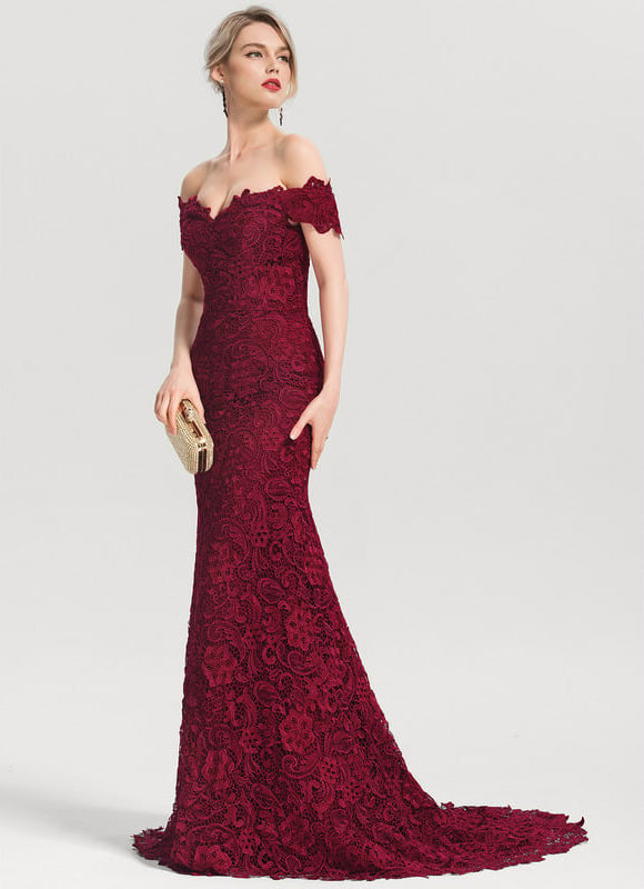 Robe De Bal Dentelle Vintage - gallery 2