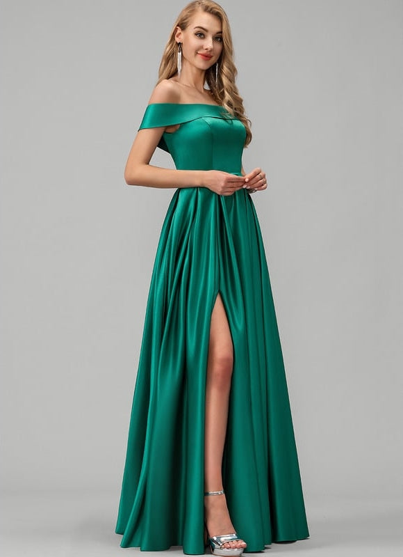 Robe De Bal Élégante Émeraude - gallery 3