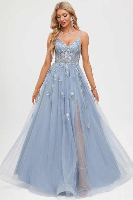 Robe De Bal Vaporeuse Céleste - gallery 3