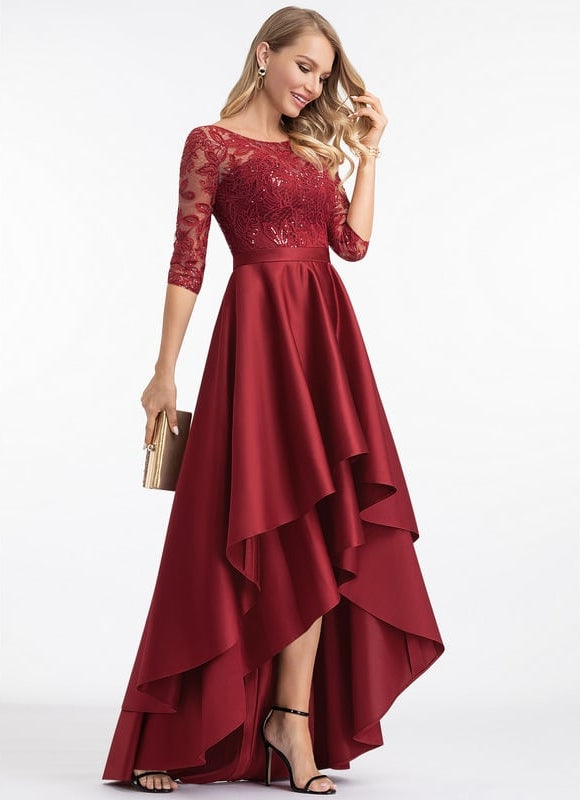 Robe De Bal Asymétrique Chic