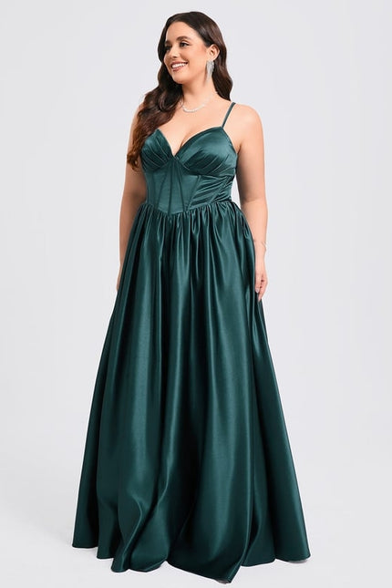 Robe De Bal Bal Satinée Profonde - gallery 9