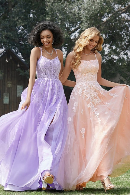 Robe De Bal Lavande Élégante - gallery 6