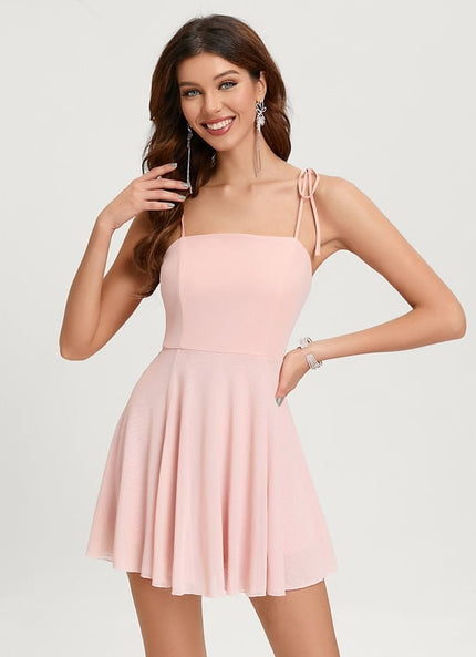 Robe De Bal Rose Fluide