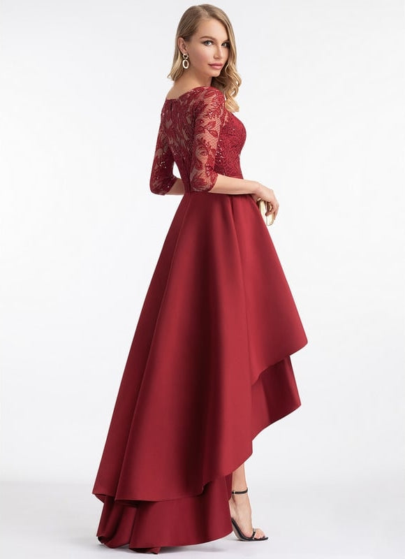 Robe De Bal Asymétrique Chic - gallery 1