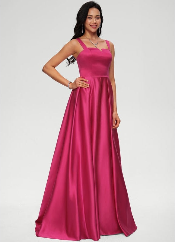 Robe De Bal Fluide Argentée - gallery 1