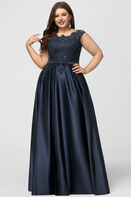 Robe De Bal Gala Satinée Éclat - gallery 4