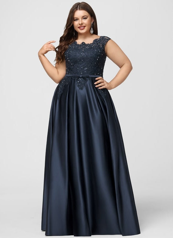 Robe De Bal Gala Satinée Éclat - gallery 4