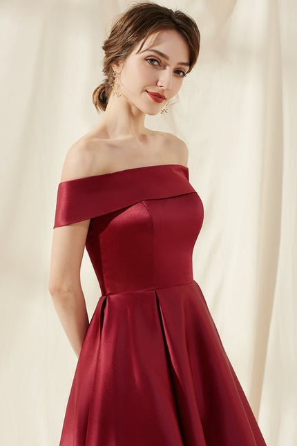 Robe De Bal Rouge Velours Chic - gallery 4