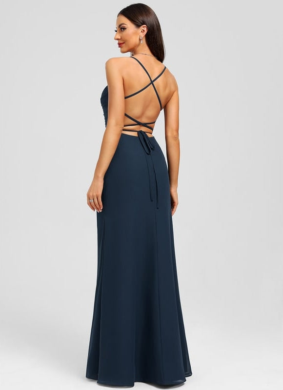 Robe De Bal Fluide Élégante - gallery 1