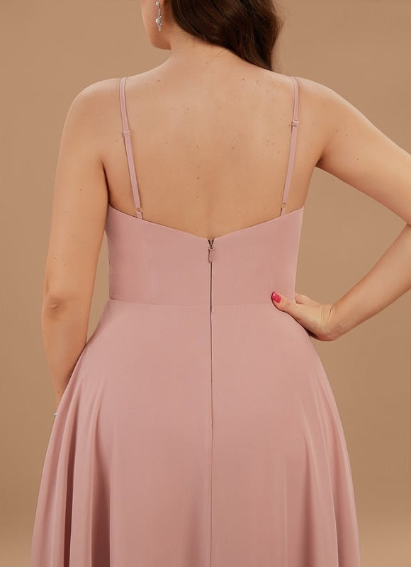 Robe De Bal Longue Fluide Bleu - gallery 9