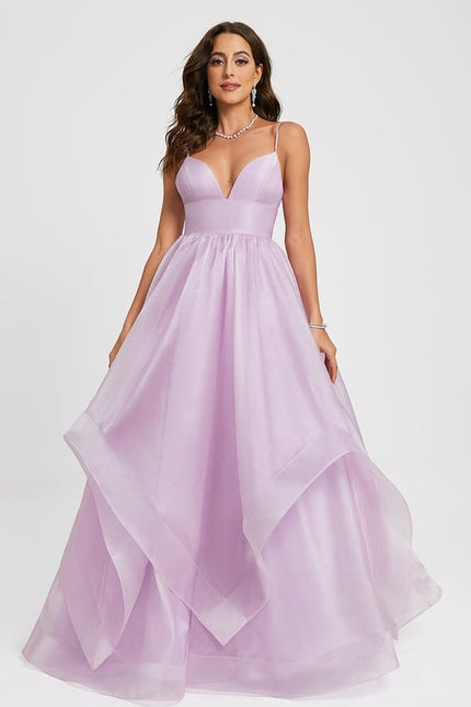Robe De Bal Lavande Aérienne