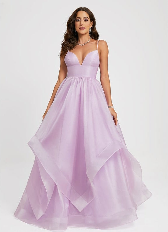 Robe De Bal Lavande Aérienne