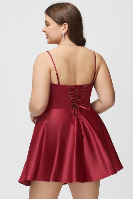 Robe De Bal Satinée Décontractée - gallery 8