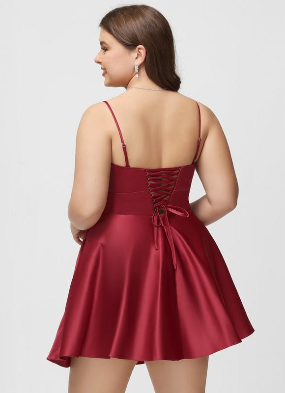 Robe De Bal Satinée Décontractée - gallery 8