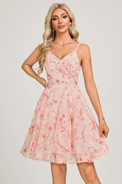 Robe De Bal Fleurie Poudrée - gallery 2