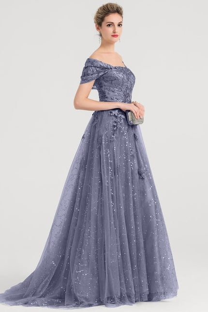 Robe De Bal Tulle Pailletée - gallery 3