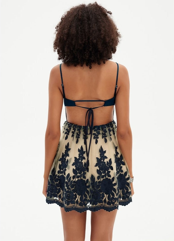Robe De Bal Tulle Navy - gallery 3
