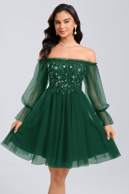 Robe De Bal Émeraude Aérienne