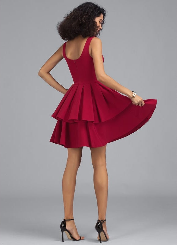 Robe De Bal Rouge Vibrant - gallery 1