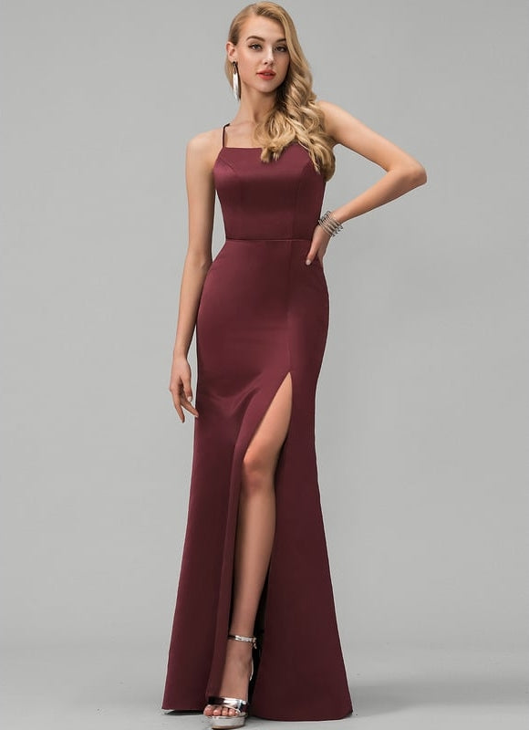 Robe De Bal De Bal Satinée