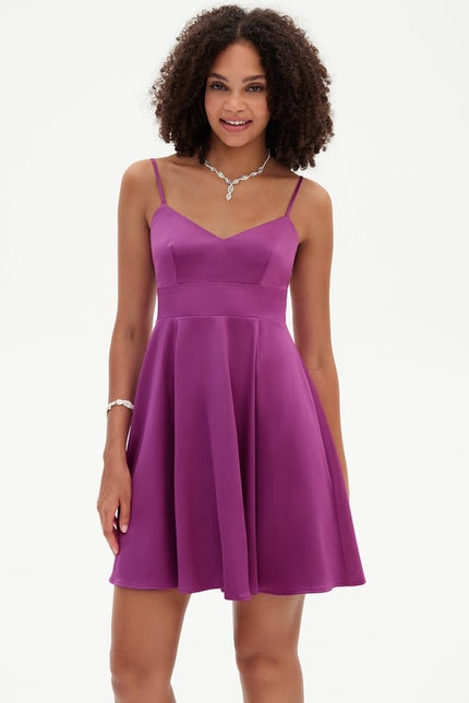 Robe De Bal Noire Évasée - gallery 5