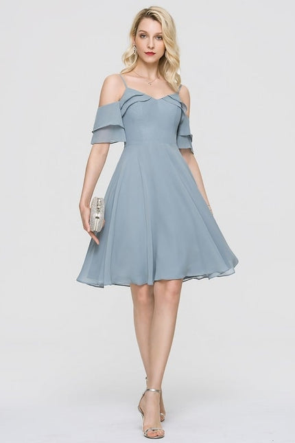 Robe De Bal Fluide Ciel - gallery 3
