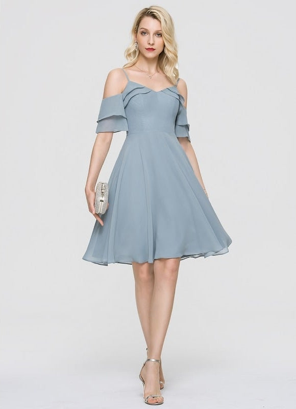 Robe De Bal Fluide Ciel - gallery 3