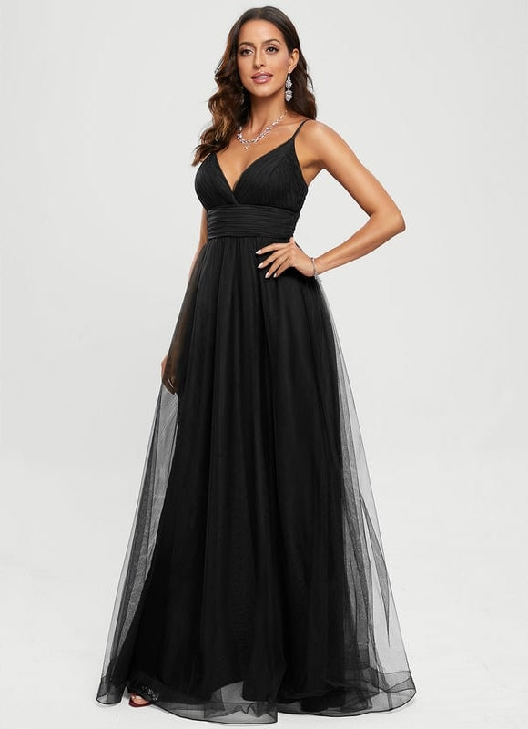 Robe De Bal Vaporeuse Céleste - gallery 3