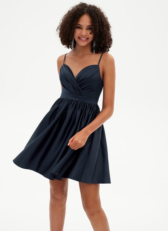 Robe De Bal Satinée Décontractée - gallery 5