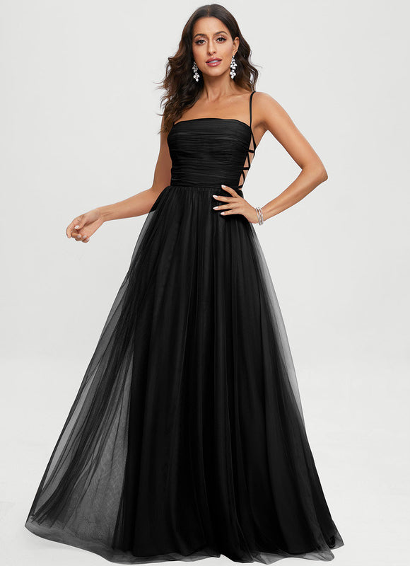 Robe De Bal Tulle Noire - gallery 2