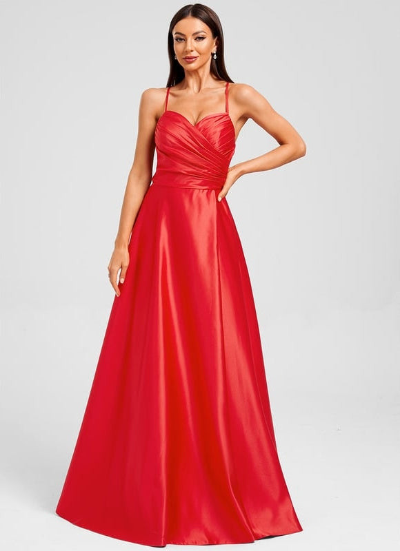 Robe De Bal Longue Satinée
