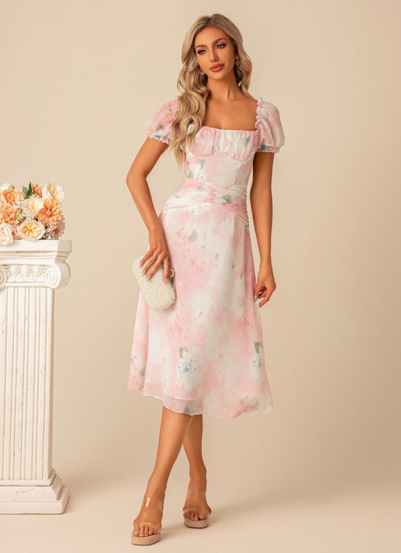 Robe De Bal Florale Pastel