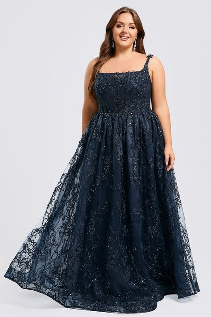 Robe De Bal Organza Marine - gallery 9