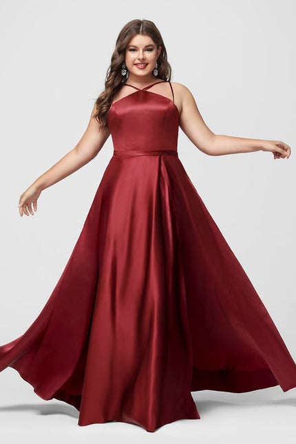 Robe De Bal Satin Écarlate Insolent - gallery 8