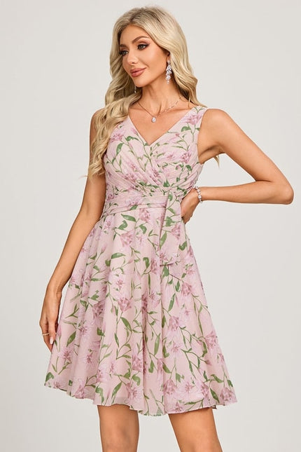 Robe De Bal Col V Fluide - gallery 5