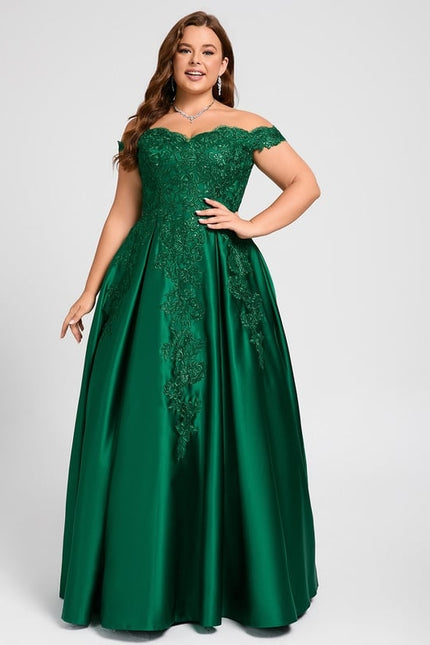 Robe De Bal Émeraude Opulente - gallery 8