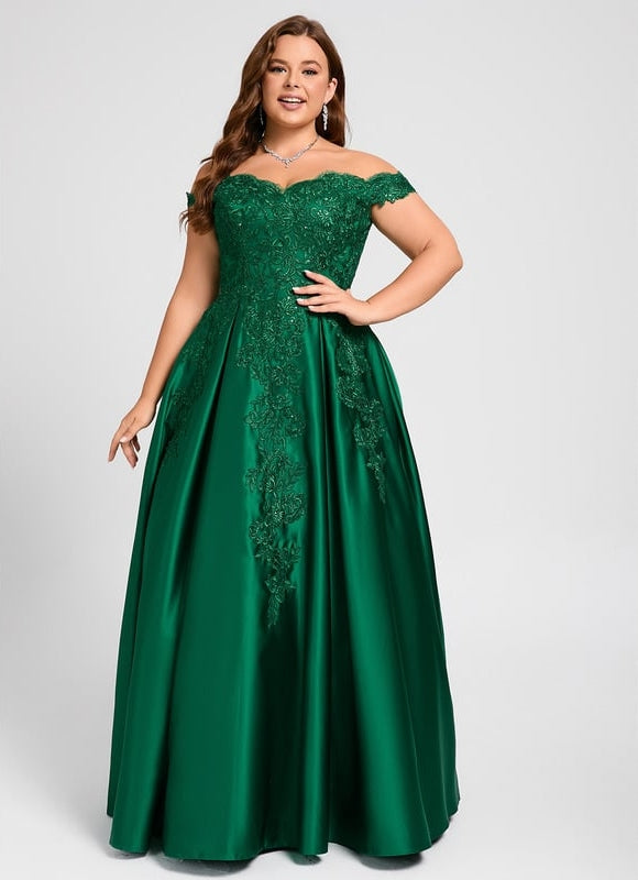 Robe De Bal Émeraude Opulente - gallery 8