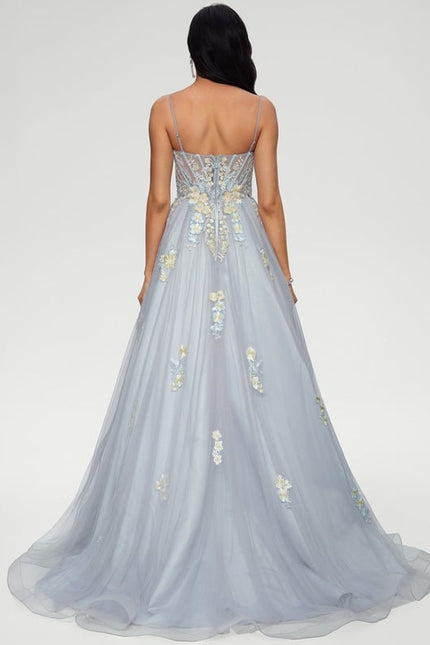 Robe De Bal Tulle Embellie - gallery 4