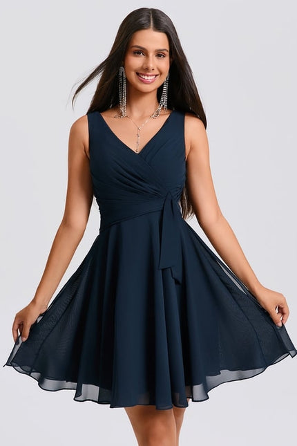 Robe De Bal Col V Fluide