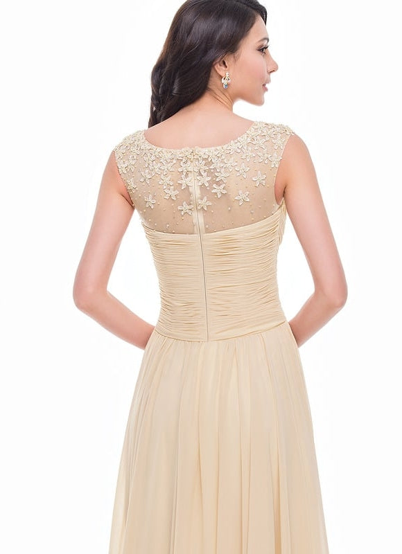Robe De Bal Légère Crémeuse - gallery 2