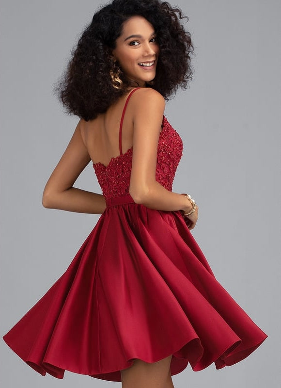 Robe De Bal Évasée Brodée - gallery 3