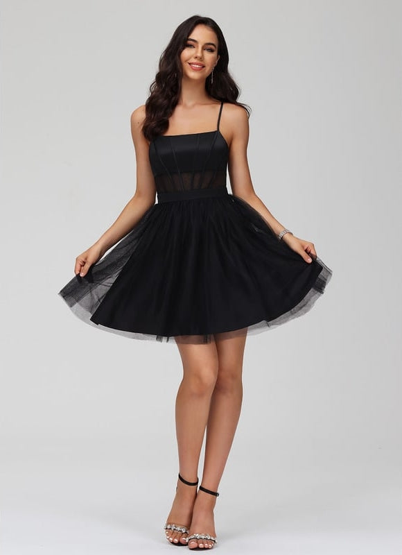 Robe De Bal Tulle Courte - gallery 7