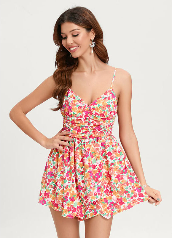 Robe De Bal Estivale Fleuri