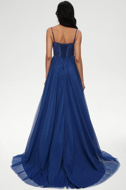 Robe De Bal Scintillante Évasée - gallery 2