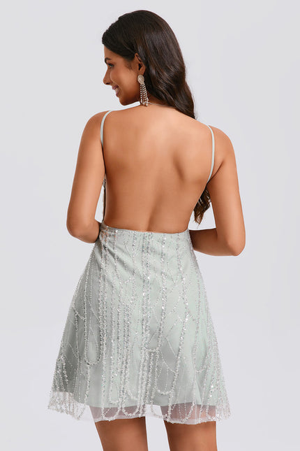 Robe Bal De Promo Paillette - gallery 1