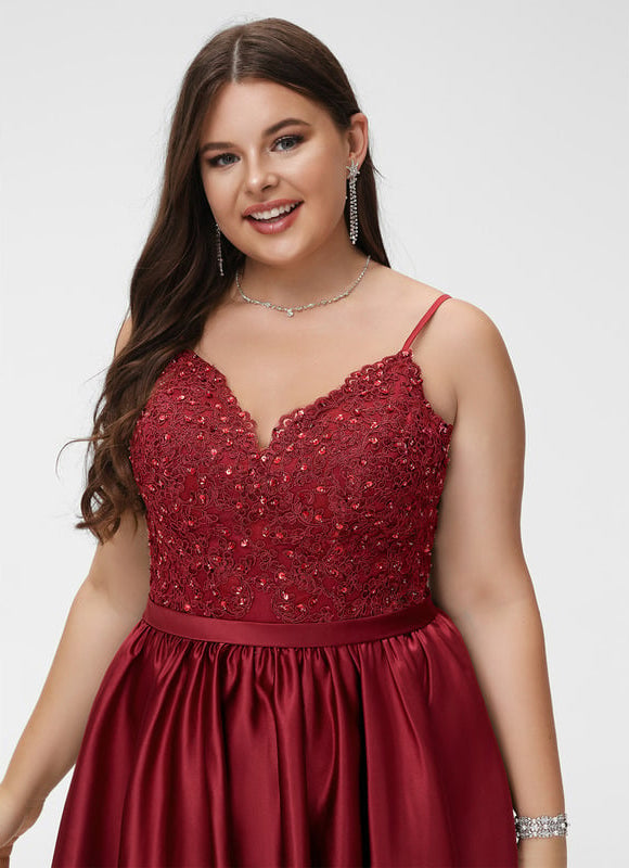 Robe De Bal Évasée Brodée - gallery 5