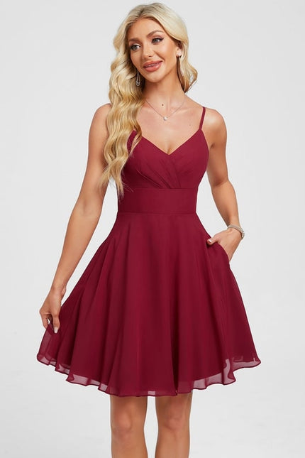 Robe De Bal Col V Fluide - gallery 6