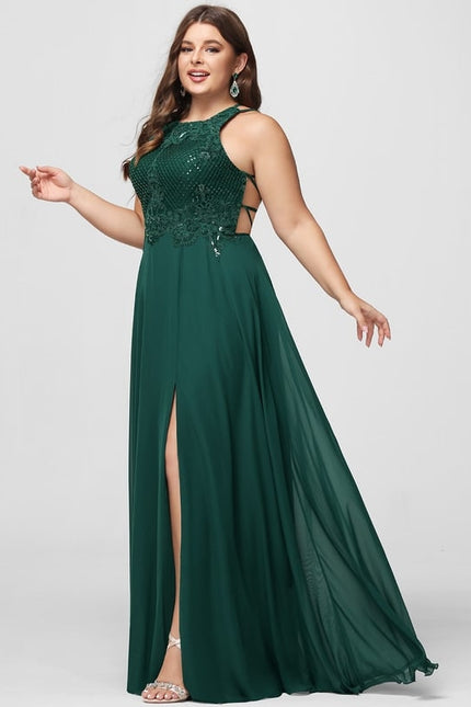 Robe De Bal Fluide Ornée - gallery 7