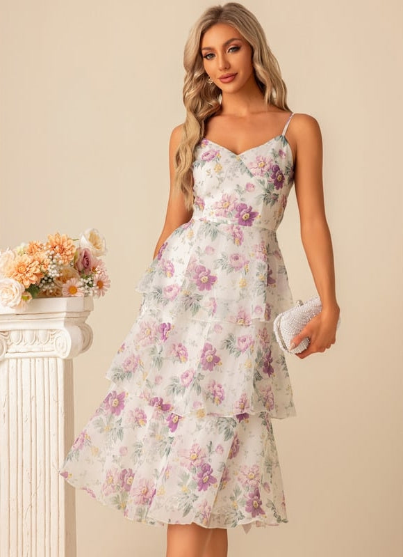Robe De Bal Florale Éthérée - gallery 6
